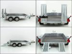 Variant Baumaschinenanhänger Maxi Load 161 x 305 cm 3,5t, Skids, Beavertail Heck – Image 7