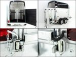 Humbaur Pferdeanhänger Xanthos 2400, schwarz, Sattelkammer – Image 7