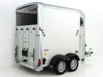 Humbaur Pferdeanhänger Notos Alu 2700 S, silber, Frontausstieg – Image 4