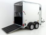 Humbaur Pferdeanhänger Notos Alu 2700 S, silber, Frontausstieg – Image 6