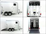 Humbaur Pferdeanhänger Notos Alu 2700 S, silber, Frontausstieg – Image 5