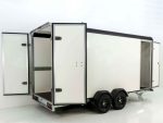 Henra Kofferanhänger Boxvan black 183 x 465 cm Höhe 220 cm 2,7t, Tür – Image 4