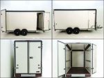 Henra Kofferanhänger Boxvan black 183 x 465 cm Höhe 220 cm 2,7t, Tür – Image 5