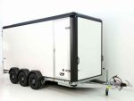 Henra Kofferanhänger Boxvan black Höhe 220 cm 3,5t, Tridem, Tür – Image 2