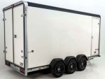 Henra Kofferanhänger Boxvan black Höhe 220 cm 3,5t, Tridem, Tür – Image 3