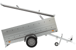 Unitrailer Deckelanhänger Garden Trailer 264 KIPP mit Bordwandaufsatz – Image 11