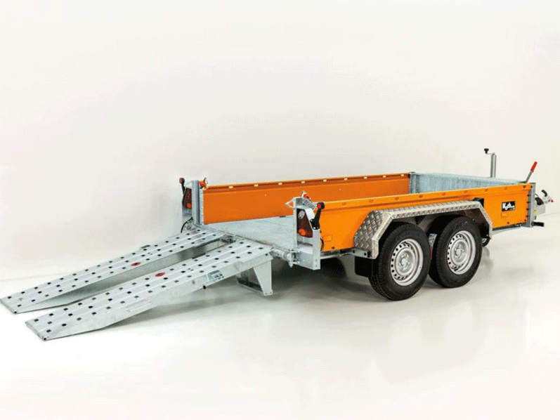 AHGERR.png Vezeko Baumaschinenanhänger BA 3,5t, SB, Schwenk-Rampen, orange – Image 1