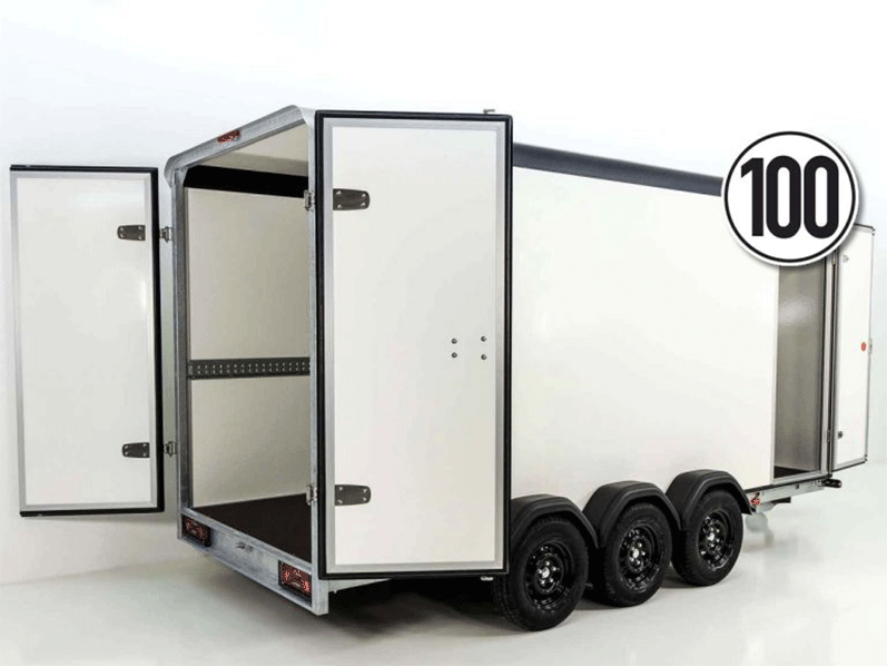 ANHANASGER.png Henra Kofferanhänger Boxvan black Höhe 220 cm 3,5t, Tridem, Tür – Image 1