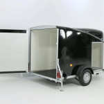 Debon Kofferanhänger DK Vollpoly 150 x 290 cm, Höhe 160 cm, schwarz