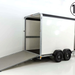Henra Kofferanhänger Boxvan black Höhe 190 cm 2,7t, Rampe Tür