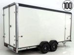 Henra Kofferanhänger Boxvan black 183 x 465 cm Höhe 220 cm 2,7t, Tür