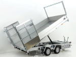 Twintrailer Multi-Heckkipper TT27-30 2,7t, 183 x 309 x 40/120 cm, Tandem