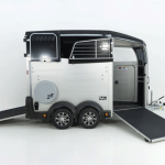 Ifor Williams Pferdeanhänger HBX 511, Frontausstieg, Neues Modell, schwarz