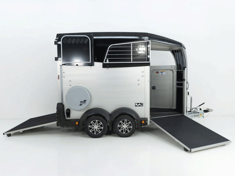 PEFDSSDDL.png Ifor Williams Pferdeanhänger HBX 511, Frontausstieg, Neues Modell, schwarz – Image 1