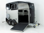 Ifor Williams Pferdeanhänger HBX 511, Frontausstieg, Neues Modell, schwarz – Image 6