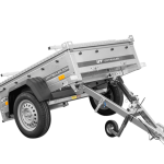 Unitrailer Deckelanhänger Garden Trailer 150 KIPP mit Alu-Deckel, 150 x 106 cm, 750 kg