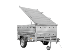 Unitrailer Garden Trailer 201 KIPP Anhänger mit Plane, 750 kg