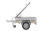Unitrailer Deckelanhänger Garden Trailer 150 KIPP mit Alu-Deckel, 150 x 106 cm, 750 kg – Image 4