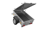 Unitrailer Deckelanhänger Garden Trailer 150 KIPP mit Alu-Deckel, 150 x 106 cm, 750 kg – Image 7