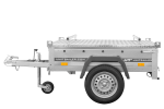 Unitrailer Deckelanhänger Garden Trailer 150 KIPP mit Alu-Deckel, 150 x 106 cm, 750 kg – Image 5