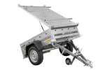 Unitrailer Deckelanhänger Garden Trailer 150 KIPP mit Alu-Deckel, 150 x 106 cm, 750 kg – Image 3