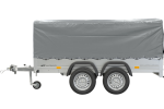 Unitrailer Kippanhänger Garden Trailer 264/2, 264 x 125 cm, Stützrad, Hochplane 80 cm – Image 8