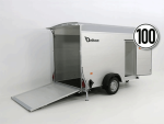 Debon Kofferanhänger Cargo Höhe 190 cm 1,3t, Alu, Polybug, Tür, grau – Image 13
