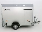 Debon Kofferanhänger Cargo Höhe 190 cm 1,3t, Alu, Polybug, Tür, grau – Image 14