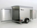 Debon Kofferanhänger Cargo Höhe 190 cm 1,3t, Alu, Polybug, Tür, grau – Image 16