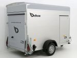 Debon Kofferanhänger Cargo Höhe 190 cm 1,3t, Alu, Polybug, Tür, grau – Image 17