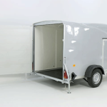 Debon Kofferanhänger DK Vollpoly 150 x 290 cm, Höhe 160 cm, grau