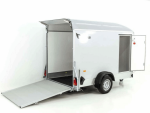 Debon Kofferanhänger C300 148 x 295 cm Höhe 190 cm 1,3t, Polybug, Tür, grau – Image 13