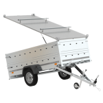 Unitrailer Deckelanhänger Garden Trailer 264 KIPP mit Bordwandaufsatz