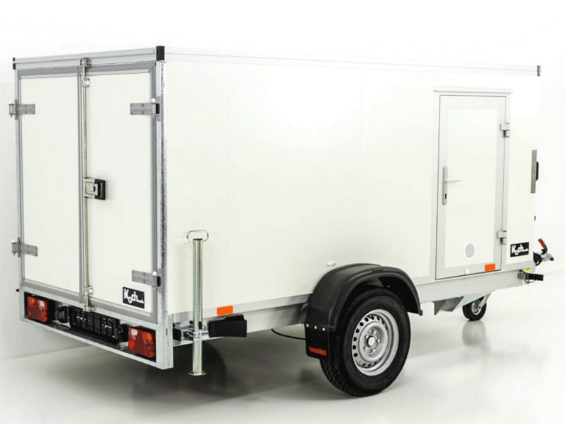 Vezeko Kofferanhänger VK Sandwich CarPort 152 x 305 cm Höhe 130 cm 1,3t