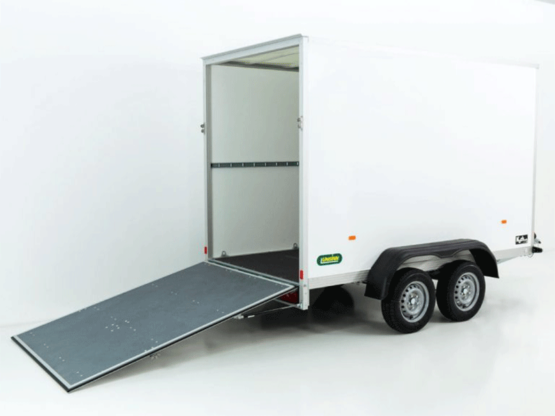 Unsinn Kofferanhänger ULK 157 x 305 cm Höhe 194 cm 2,6t, Rampe
